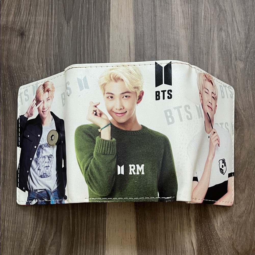 BTS White and Green Women's Wallet